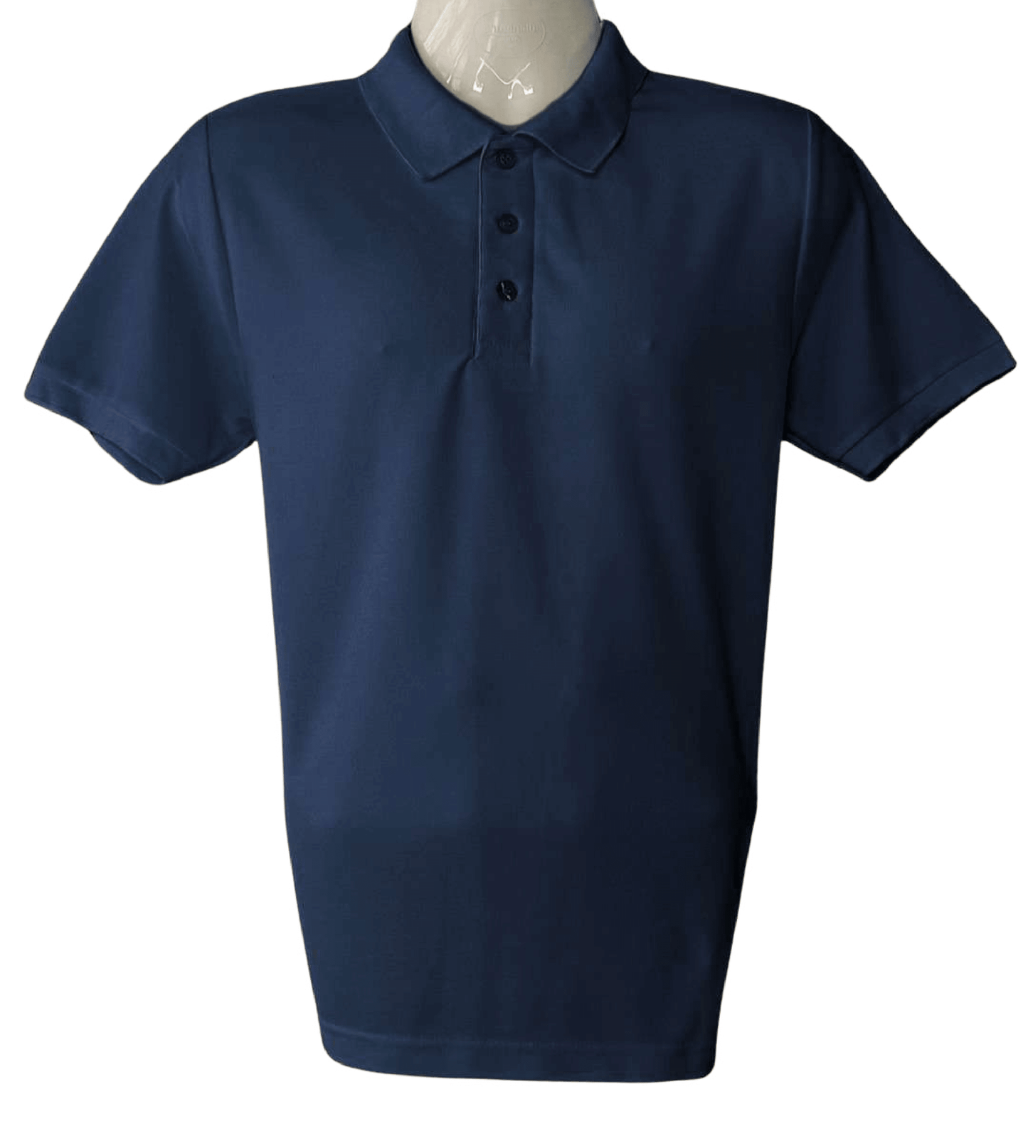 Customized Corporate Collar T-Shirt in navy, ideal for professional branding and corporate events.